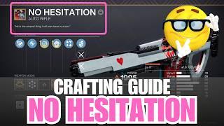 Shaping guide to No Hesitation auto rifle - Crafting tips to No Hesitation auto rifle [Destiny 2]
