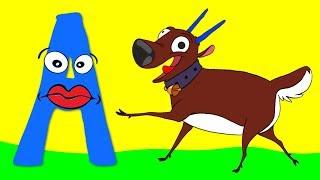 Learn the Alphabet Animals - Letter A - ANTELOPE
