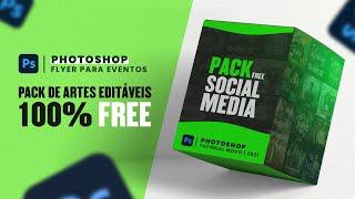 Pack de Artes Para Social Media 1.0 | 100% FREE