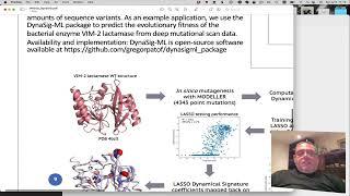 The NRGTEN and dynasigML Python packages for... - Rafael Najmanovich - 3DSIG - Poster - ISMB 2022