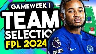 MY LATEST FPL GAMEWEEK 1 DRAFT | Fantasy Premier League Tips 2024/25