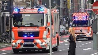 [ BULLHORN-E HORN-PRESSLUFT] Gallus-Wache 2 - Alarmfahrt am Platz der Republik | BF Frankfurt a. M.