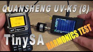 Testing Quansheng UV-K5 (8) - Harmonics - TinySA
