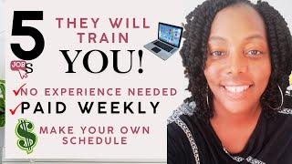 Work From Home with ZERO Experience! Paid Weekly!