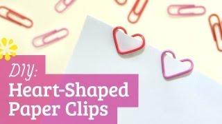 DIY Heart Paper Clips | Valentine's Day | Sea Lemon