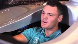 Rosberg, Kaymer and The Perfect Drive: Challenge 3 – The Simulator