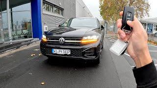 2024 VW TOUAREG R-Line V6 TDI (286 PS) POV Drive on German Autobahn | *TOPSPEED*