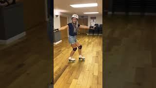 Scared Of Backwards Crossovers?  Try This Instead #rollerskatetutorial #rollerskate