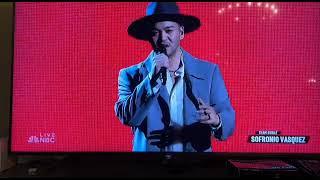 The voice finale- Sofronio Vasquez