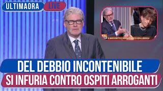 Del Debbio Furioso in TV 'Rispetto e Decenza Non Accetto Prese per il C..o