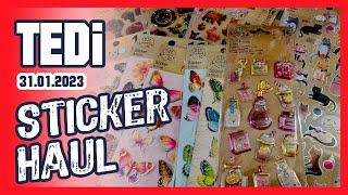  TEDi Bastel Haul - Sticker, Sticker, Sticker ... 