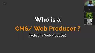 Web Producer Training - Taster Class