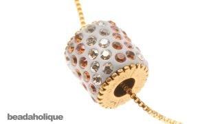 How to Use Nunn Design Bead Cores to Make a Crystal Pave Bead