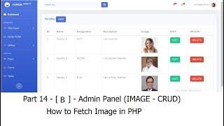 Part 14-[ B ]-Admin Panel(IMAGE-CRUD): How to Fetch/Retrieve Image in PHP