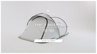 HOW TO... FOLD THE 2 SECONDS QUECHUA TENT (FRESH&BLACK 2P)
