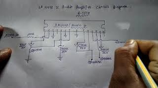 How to make stero amplifier circuit diagram using La4440 ic/R TECH