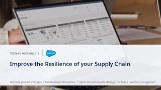 Tableau Accelerators for Supply Chain