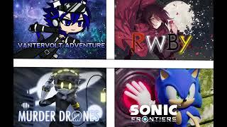 vantervolt Adventure x rwby x sonic Frontier x murder Drones ost undefeatable crossover