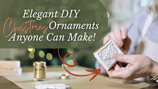 Elegant DIY Christmas Ornaments