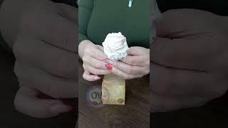 Волшебный процесс создания розы. Творожная крем-паста ️  #роза #цветокрозы #букет