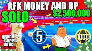 *SOLO* $2,500,000 - AFK Peter Griffin Job - BEST Money & RP AFK (999 Rounds) - GTA 5 Online