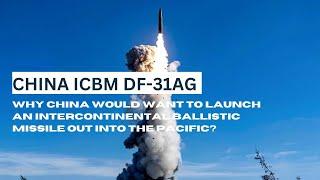 Amazing NEW clip of China's DF-31AG ICBM 1st stage booster drops off and 2nd stage motor ignition