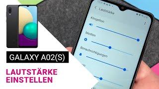 Samsung Galaxy A02 A02S Lautstärke einstellen