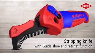 KNIPEX Ratcheting Stripping Knife