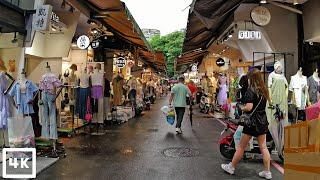 Taipei Songshan Station ️ Wufenpu Shopping District | Taiwan Walk 4K