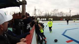 Pittsburgh Lightning Dek Hockey v Marlton Deer - Penn Hills Tournament - 04/10/16 - Dek Hockey Fight