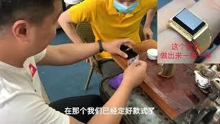 翠友老哥寄來的墨翠戒面，竟然是假貨，大家也要謹慎