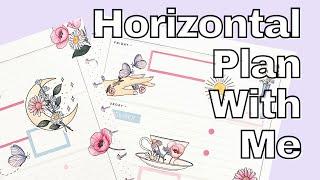 Plan With Me | Horizontal Happy Planner | Live Love Posh Love Yourself Sticker Book