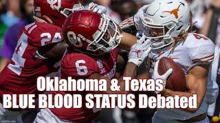 Oklahoma & Texas BLUE BLOOD status DEBATED? | Outlaw of College Football CLIPS