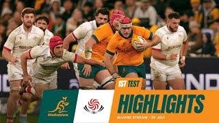 Wallabies v Georgia Highlights | First Test | 2024