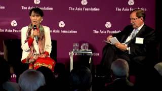 Daw Aung San Suu Kyi at The Asia Foundation - September 28, 2012