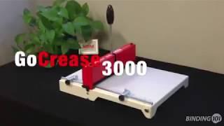 How to Use the GoCrease 3000 Creasing & Perforating Machine