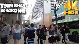 Hong Kong 4K | Explore the Vibrant Street Of TSIM SHA TSUI Kowloon District #4k #hongkong