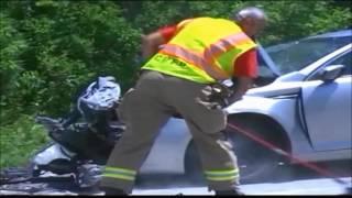 Four car pile up closes northbound Highway 63