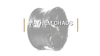 MAYHEM CHAOS: MATTE BLACK, 18x9