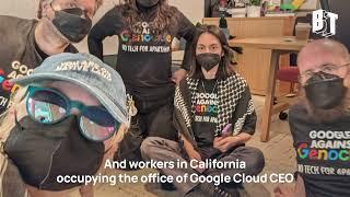 No AI for Genocide: Google Fires 28 Workers for Protesting Contract with Israeli Military