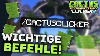 Alle Commands die du wissen musst! Kaktus Klicker Season 3 Tutorial - Minecraft Playlegend Server