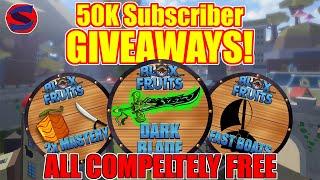 50,000 SUBSCRIBER GIVEAWAYS! THANK YOU!