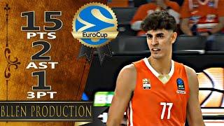 Ben Saraf ('06) - 15 Pts, 2 Ast Full Highlights｜ratiopharm Ulm vs Club Joventut Badalona｜2024.10.01