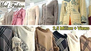 Ladies Sweater and Cape Shawls with Prices |  Winter Collection