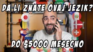 $5000 MESECNO AKO GOVORITE NEKI OD OVIH JEZIKA