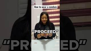 Do men know how to wear a condom? #howto #protection  #howtowear #birthcontrol #shorts