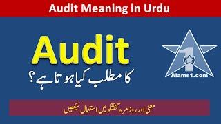 AUDIT Meaning in Urdu/Hindi | Audit ka Matlab Kya Hota Hai? | Audit का अर्थ क्या होता है