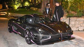 ADRIAN SUTIL Driving his Koenigsegg One:1 through the streets of Monaco at night!!