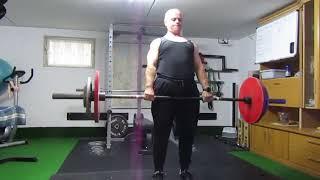 Kreuzheben 95 kg x 10..63 Jahre, 92,3 kg