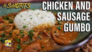 Chicken and Sausage Gumbo #Shorts